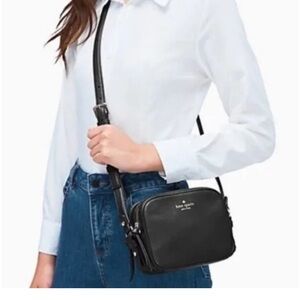 Kate Spade Leather Pyper Mulberry Street Double Zip crossbody bag